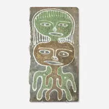 Edwin Scheier, Kiln shelf, glazed stoneware