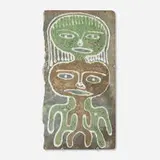 Edwin Scheier, Kiln shelf, glazed stoneware