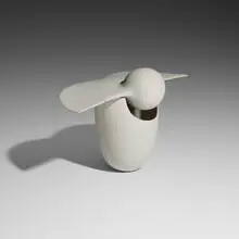 Ruth Duckworth, Untitled, 1990, bisque porcelain in two parts