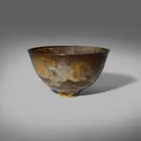 Gertrud and Otto Natzler, Bowl, 1961, earthenware with Verdigris Crater glaze