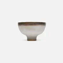Lucie Rie, Bowl, c. 1980, glazed stoneware with manganese lip
