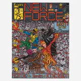 Michael Scoggins, New Force, 2004, Prismacolor marker on paper