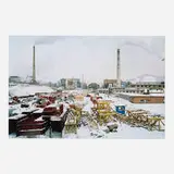 Ian Teh, New coal power station under construction, Tonghua, Jilin, China (from the Tainted Landscapes 1 series), 2007, digital pigment print mounted to dibond