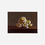 Richard Murdock, Wrapped Lemons, oil on copper laid to panel