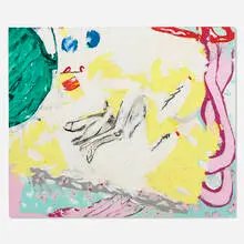 Knox Martin, Madonna, acrylic on canvas