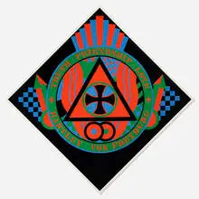 Robert Indiana, KVF VIII (from The Hartley Elegies: The Berlin Series), 1991, screenprint in colors