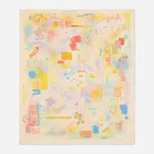 Robert Natkin, Untitled (from the Field Mouse series), c. 1975, lithograph in colors