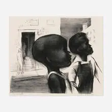 John Woodrow Wilson, Urbanities, 1964, lithograph