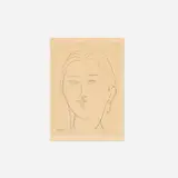 Amedeo Modigliani, Tête de femme I, etching