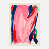 Olivier Debré, Untitled, screenprint in colors