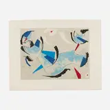 Marino Marini, Spartaco (from the An American Portrait 1776-1976, Volume 2 portfolio), 1975, aquatint and etching in colors