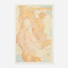 Javier Marín, Título del pecado, 1994, screenprint in colors