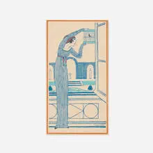 Georges Lepape, The Birdcages (from the Les Choses de Paul Poiret portfolio), 1912, pochoir in colors