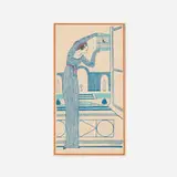 Georges Lepape, The Birdcages (from the Les Choses de Paul Poiret portfolio), 1912, pochoir in colors