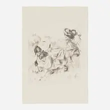 Pierre-Auguste Renoir, Enfants jouant à la balle, c. 1900, lithograph on Arches MBM