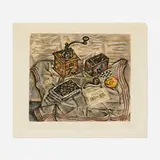 Joan Miró, Le Moulin à café, 1954, etching and aquatint in colors on Rives