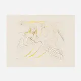 Salvador Dalí, Mort de Cléopatra, 1972, engraving in colors on Arches