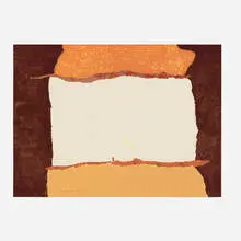 Theodoros Stamos, Untitled VIII (from the Infinity Field—Lefkada Series), 1979, screenprint in colors
