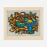Fernand Léger, Le Compotier, 1952, etching and aquatint in colors on BFK Rives