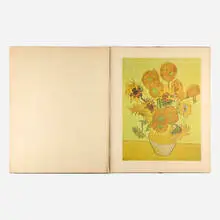 Vincent van Gogh, Eight Paintings by Vincent Van Gogh, 1937, lithograph in colors in bound book