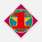 Robert Indiana, One (from the American Dream portfolio), 1997, screenprint in colors