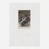 Salvador Dalí, Arrugas de espermatozoides melancolico (from the Les Caprices de Goya portfolio), 1977, drypoint etching and heliogravure in colors with stencil on BFK Rives