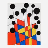 Alexander Calder, Untitled (Balloons) (for XXe Siècle No. 37), 1971, lithograph in colors