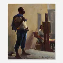 John A. Coughlin, Untitled, oil on canvas