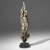 Mary Louise Snowden, Meteorite, bronze with Fournier Patina
