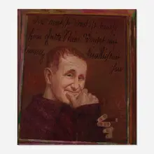Alton Pickens, Berthold Brecht, 1974, oil on canvas