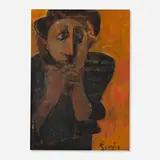 Sarkis Sarkisian, Untitled, oil on wood