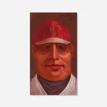 Raymond Gloeckler, T-M, 1962, oil on Masonite