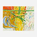 Irving Kriesberg, Immolation, 1980, pastel, oil stick and turpentine on paper