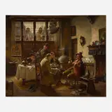 Fritz Wagner, The Politicians, oil on canvas
