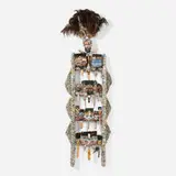 Mr. Imagination, Artists in Residence Bottle Cap / Paint Brush Mardi Gras Wall Fantasia