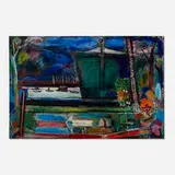 Henry Kallem, Untitled, 1949, oil on canvas