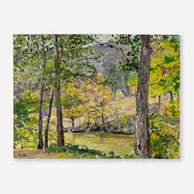 Untitled by George Gardner Symons, oil on wood panel, sold Oct 2025