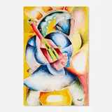Alexandra Nechita, Bottled Music, 1998, acrylic on canvas