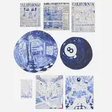 Sachi Moskowitz, Eight works, 2020-22, glazed stoneware