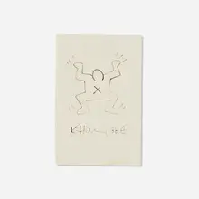 Keith Haring, Untitled (Pop Shop Drawing), 1988, marker on paper