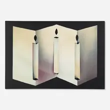 Kara Joslyn, On and On and On, 2021, acrylic and polymer automotive paint on canvas panel