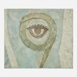 Buffie Johnson, White Egg of Chaos, 1965, oil on canvas