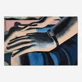 Aks Misyuta, Untitled (hands), 2019, acrylic on canvas