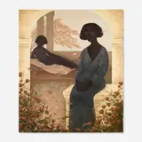 Chidinma Nnoli, Wanderlust III, 2021, oil and acrylic on canvas