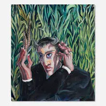 Adrian Geller, Reprise Thinking Satyr, 2020, oil on polyester