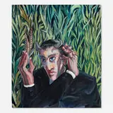 Adrian Geller, Reprise Thinking Satyr, 2020, oil on polyester