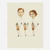Marcel Dzama, Untitled, 2006, ink and watercolor on paper