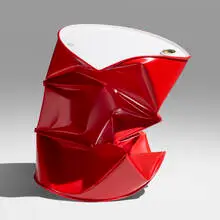Dylan Lynch, Untitled, acrylic on steel drum