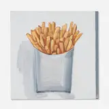 Walter Robinson, French Fries, 2013, acrylic on canvas
