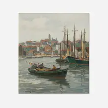 James Jeffrey Grant, Outward Bound, oil on canvas board